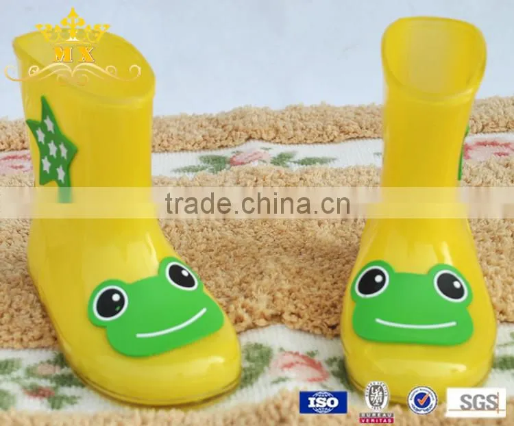 colorful jelly woman pvc rain boots with good quality