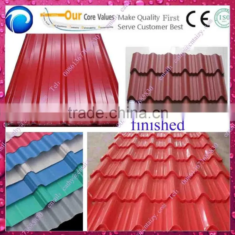 professional in stock roof tile roll forming machine
