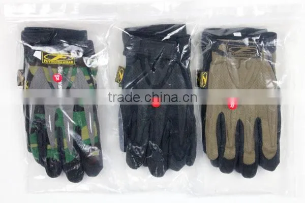 men workers protective labor gloves