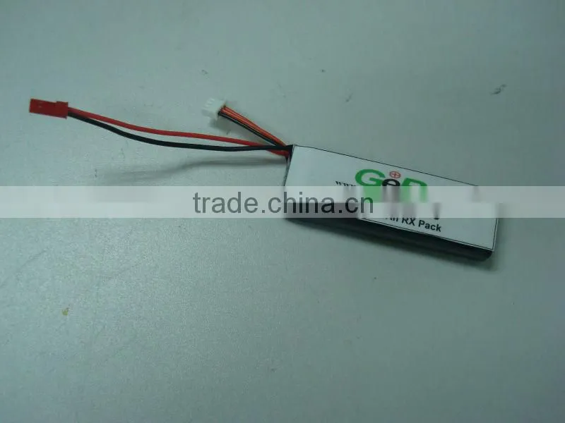 RC lifepo4 battery pack 6.6V1350mAh 2S 3C 852880
