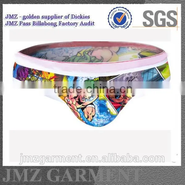 wholesale print boxer brief men bikini swimwear
