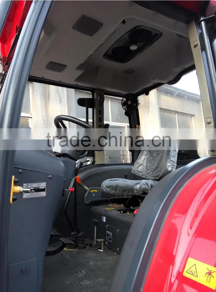 2016 hot selling DQ1404 140HP 4WD Wheel Tractor with Canopy