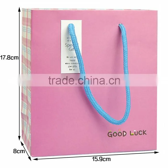 Simple Print Good Luck Mini Paper Bag