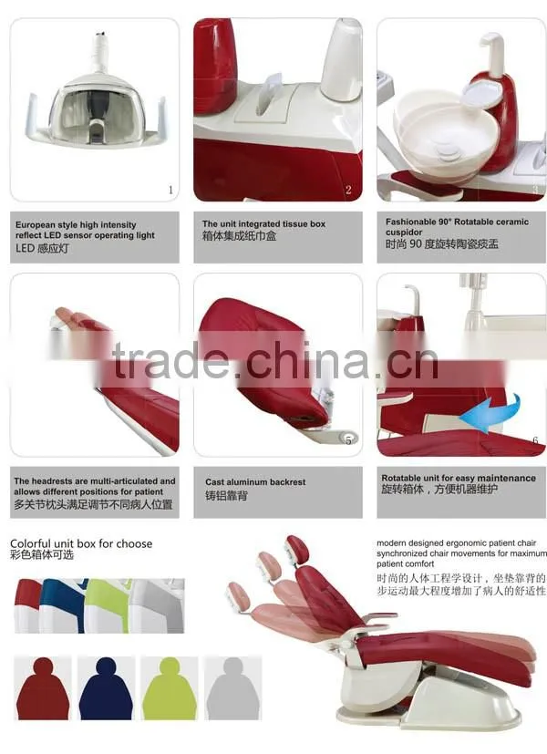 Brand new Gladent silla de dentista with high quality