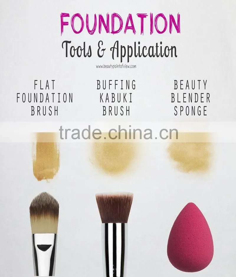 New Arrival Applicators Makeup Sponge The Best Latex free Makeup Sponge Brush