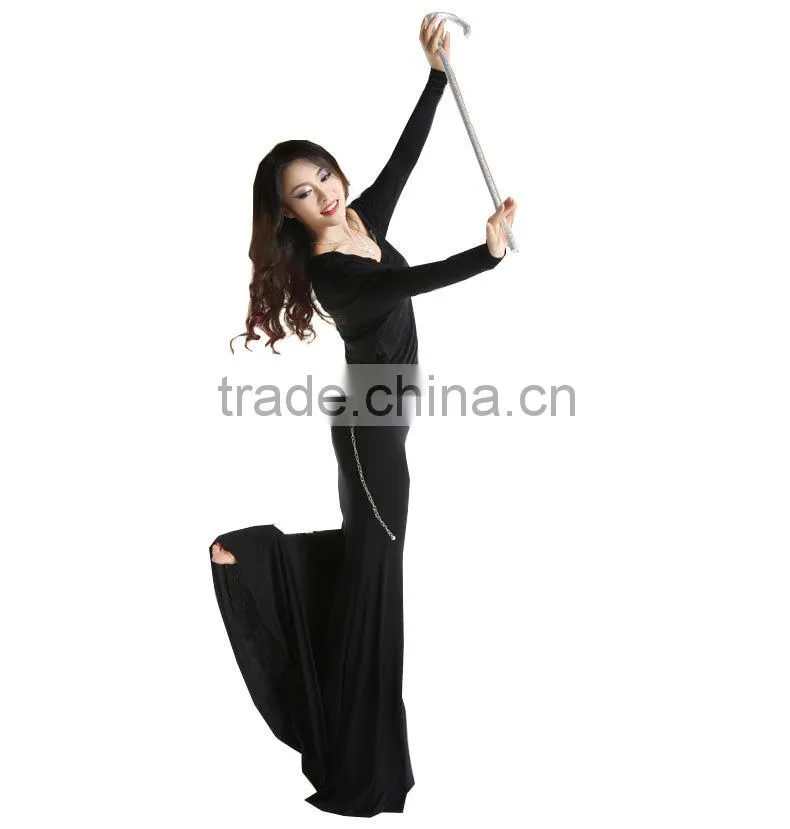 2014 Wuchieal Wholesale Comfortable Modal Belly Dance Dress Costume for Practice in Winter and Autumn