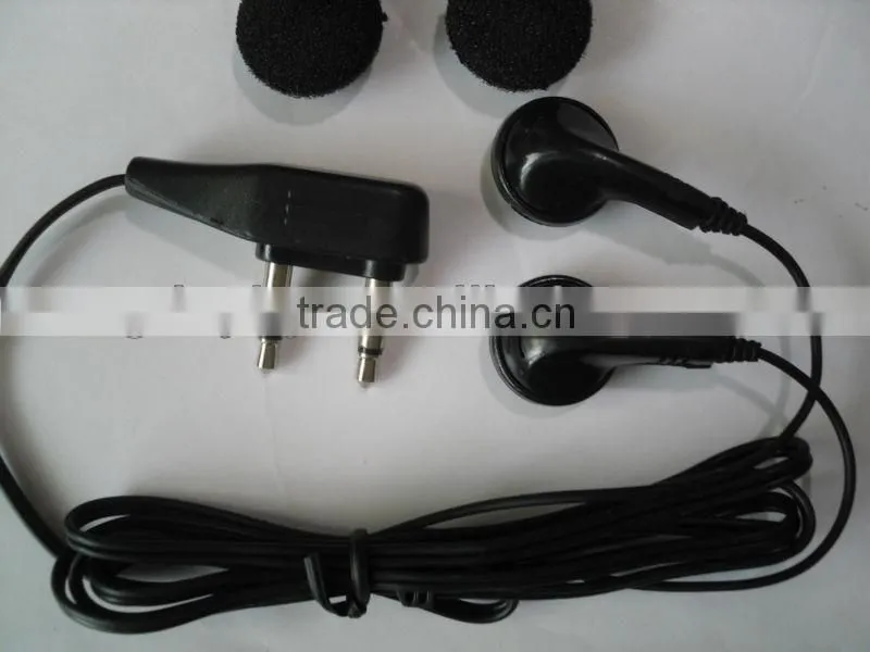 High quality stereo one time use aviation airplane earphone headphones