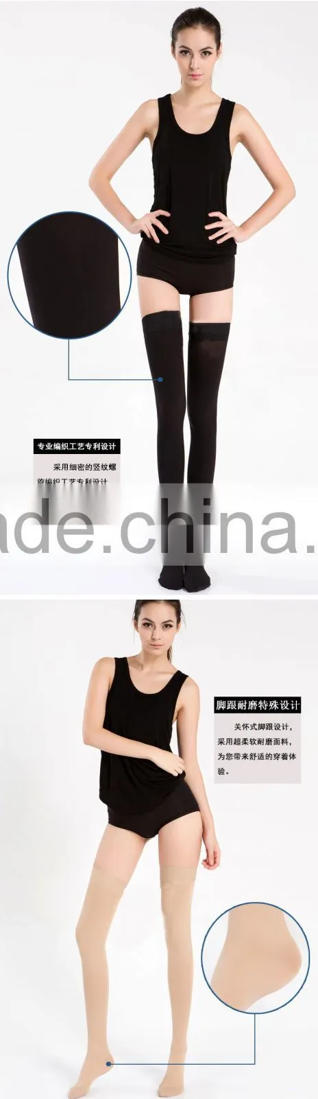 Medical compression stockings, Medical Graduated 23-32mmhg compression stockings,unisex close toe stockings