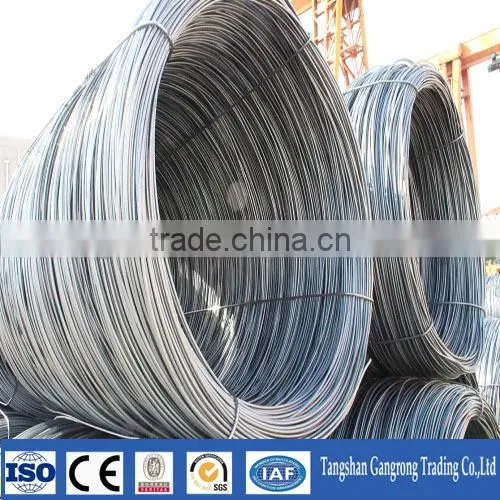 q235 high quality hot rolled steel wire rod for welding electrod/nails