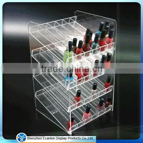 Lucite Acrylic Bottle Display Rack Cosmetic Bottle Organizer