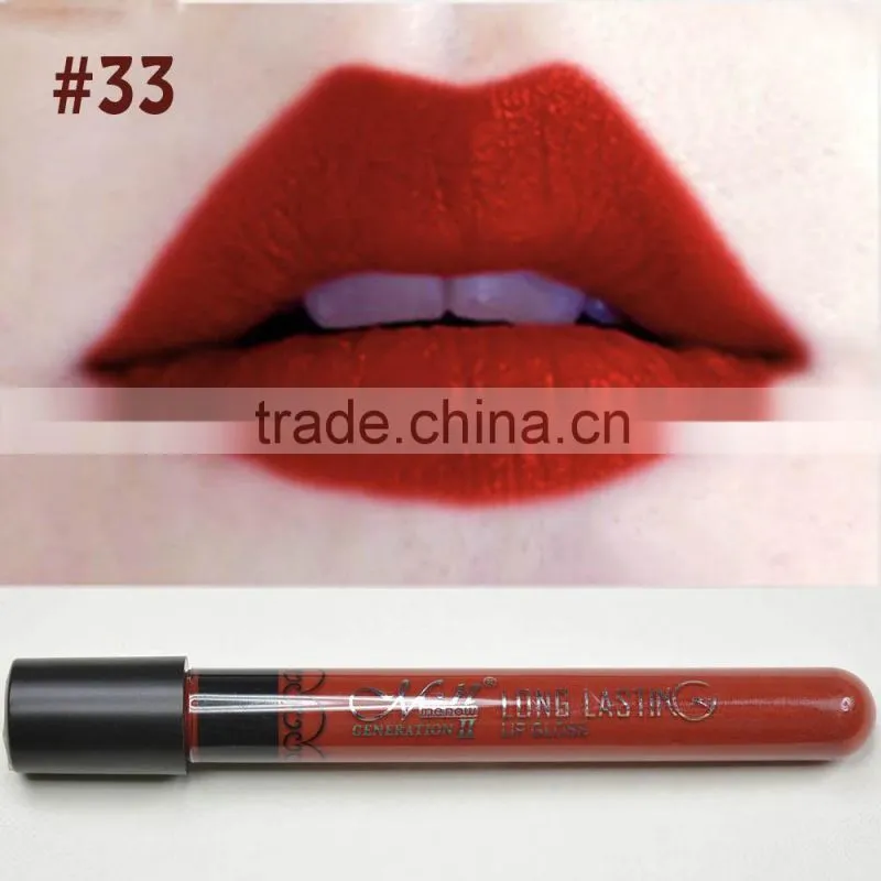 Hot Sales Women Ladies Waterproof Elegant Color Lipstick Matte Smooth Long Lasting Lip Stick Lipgloss