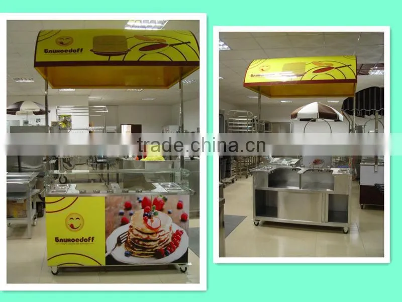 New Style Gas mobile Crepe Cart