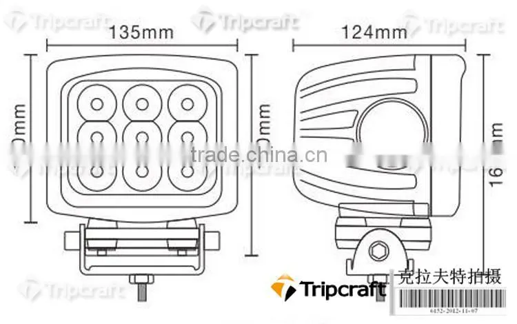 2013 CHIRSTMAS PRICE ! 5.2 inch 90w LED Light Bulb IP67 9-32V DC