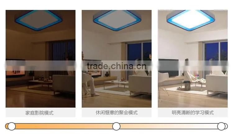22W 2.4GHz RF Remote Control Dimming + RGB LED Ceiling Light for Home Decoration