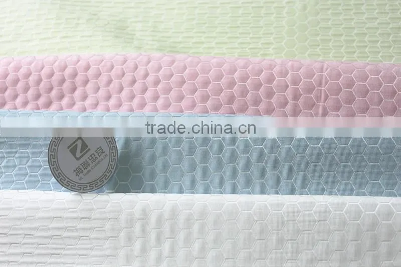 90%Polyester 10%Cotton jacquard fabric honeycomb