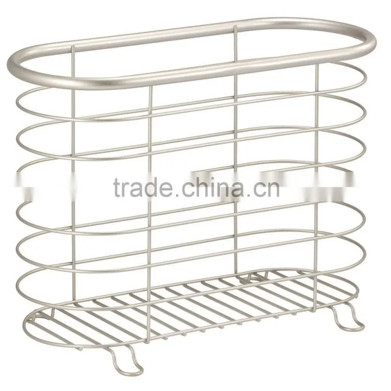 Metal Newspaper Display Rack for Bathroom