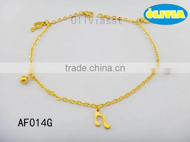 jewelry 2016 hot fancy gold anklet designs bracelet