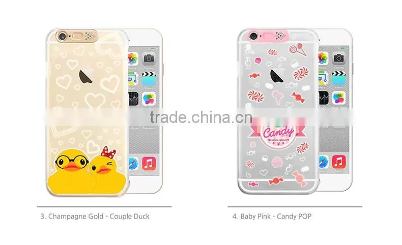 Korean Popular Fresh Meat Led Phone Case Lighting Led for Iphone Case