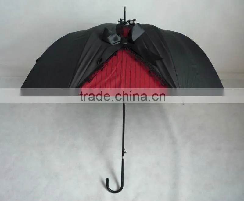 High fashion straight rain umbrella for ladies