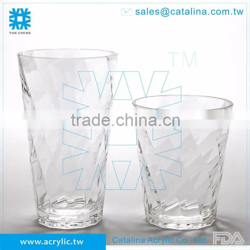 Plastic Acrylic Star design Bottom Tumbler