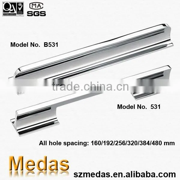 aluminium profile pull handle furniture accessory