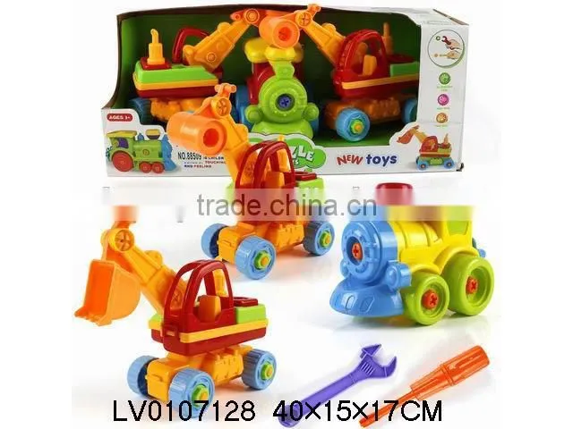 Plastic DIY car truck for klids