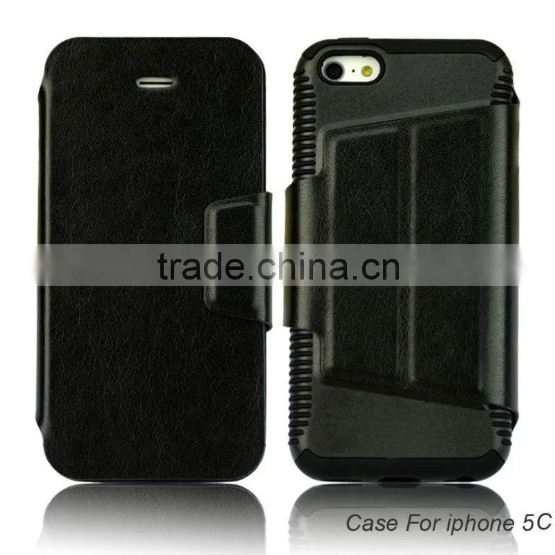For iphone 5c universal smart phone wallet style leather case