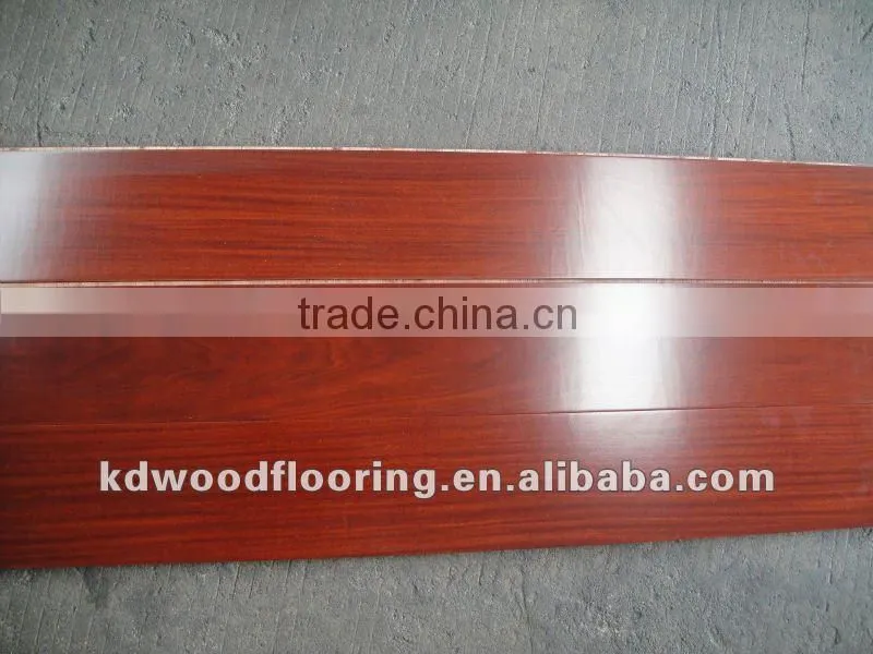 UV paint Competitive price multi layer Santos Mahogany eigneered flooring