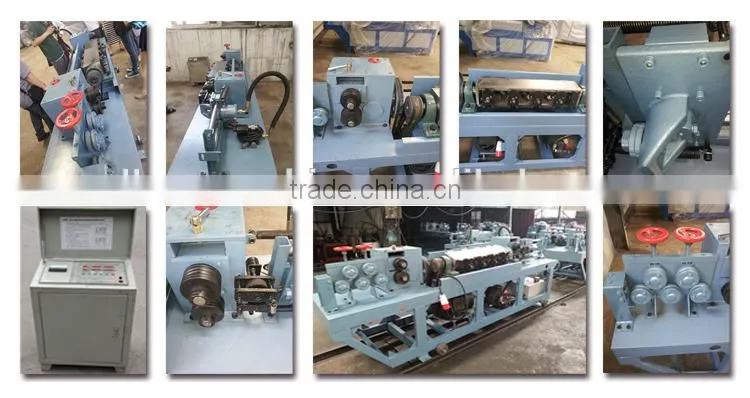 Easy operate wire rod straightening and cutting machine
