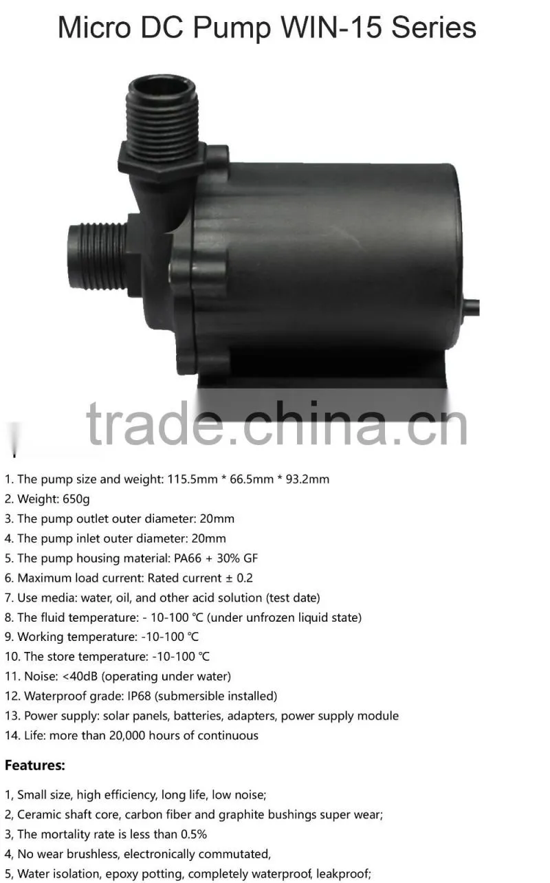 DC Mini Solar Pump (Win-15)