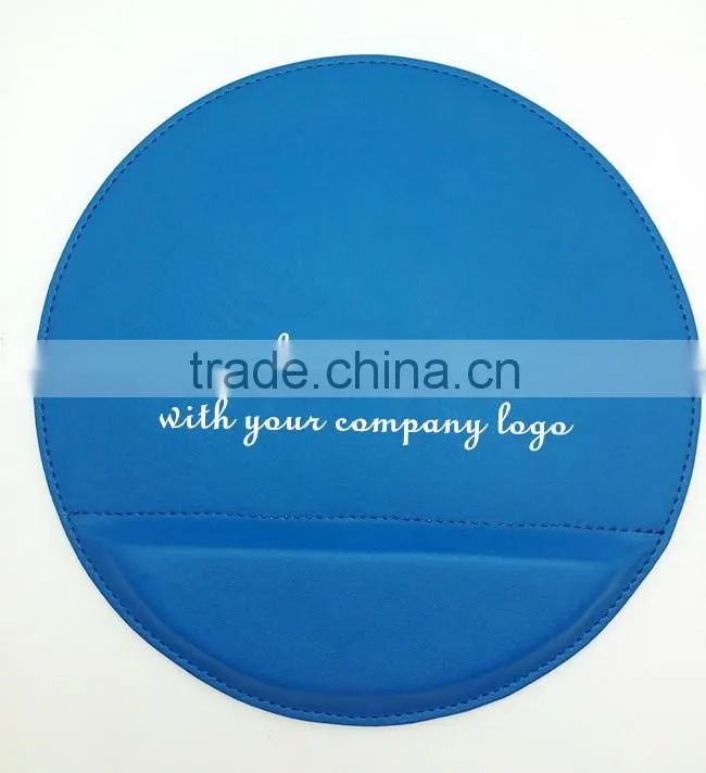 Custom design pu leather computer mouse pad