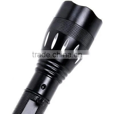 18650 rechargeable battery flashlight with car plug chargers