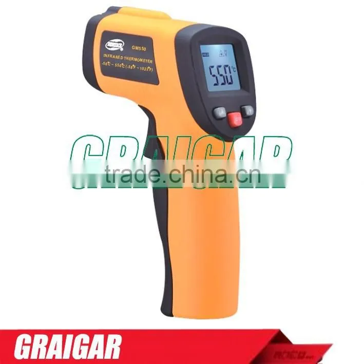 low price and high quality digital non-contact GM550 Infrared Thermometer With Laser Point