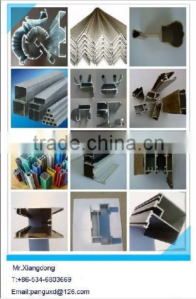 Powder coating aluminum profiles for window and door