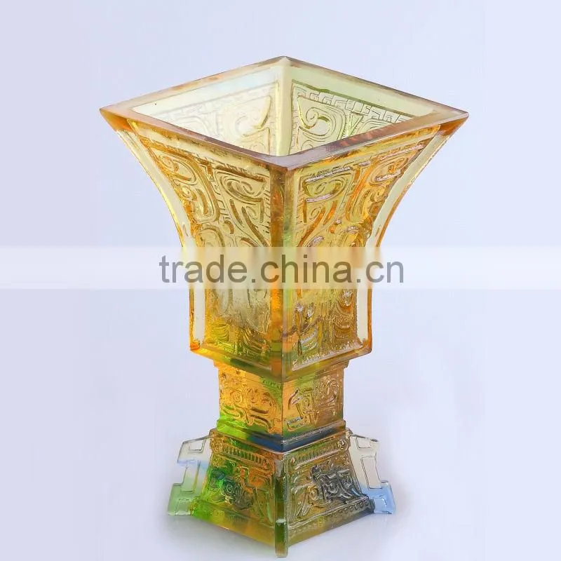 Chinese antique l vase for implication Wealth