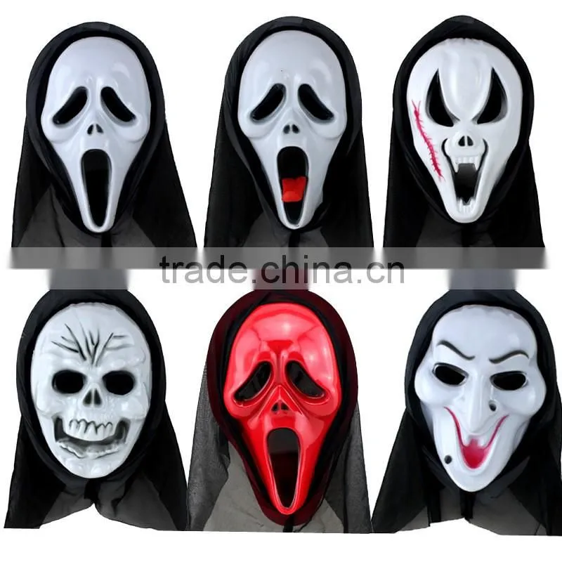 Halloween mask masquerade party those trick grimaces scream vampire mask skeleton ghost mask Horror Skull masks