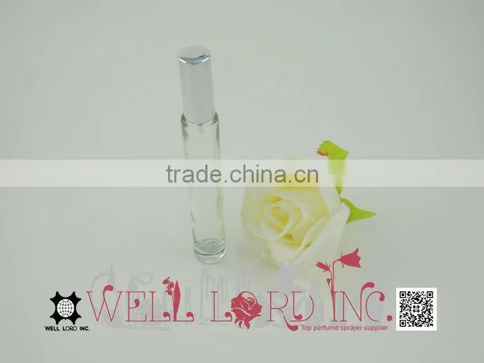 Neat design transparent 10ml glass cuboid atomizer pump sprayer
