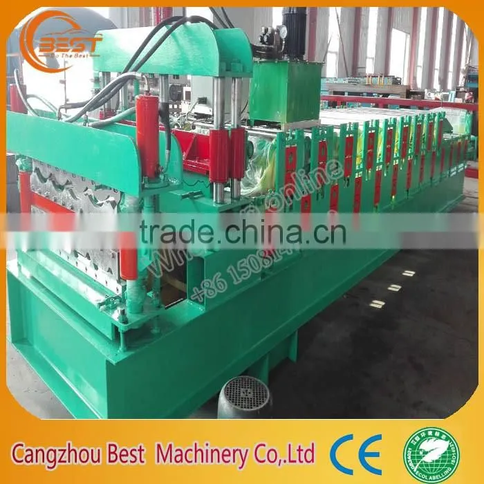 Galvanized Metal Roofing Sheet Roll Forming Building Machine