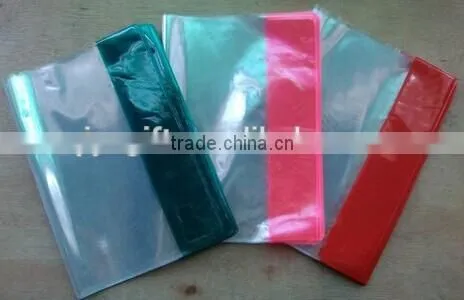 colorful or transparent pvc book cover and cheapest pvc book cover