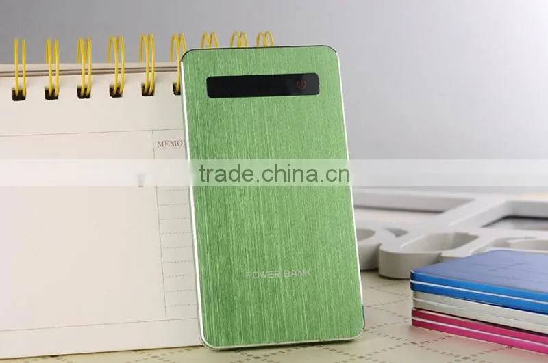 china innovation products OEM colorful ultra thin lcd display Smartphone universal portable 4000mah power bank