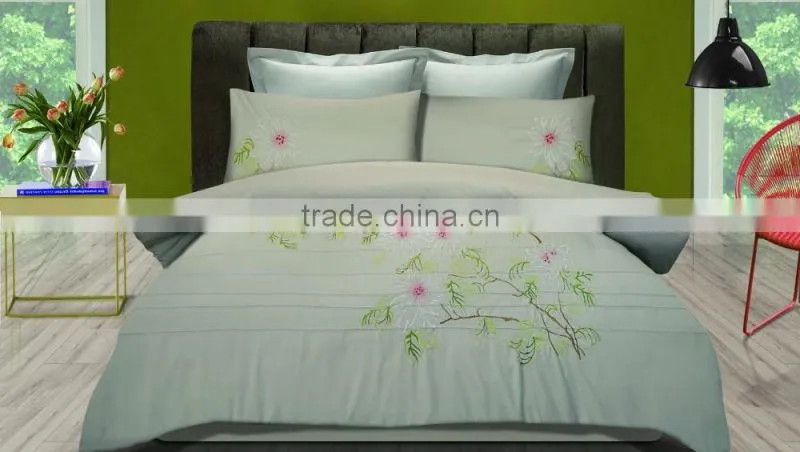 Wholesale 100% Polyester Microfiber Living room Sets, Embroidery Comforter Sets
