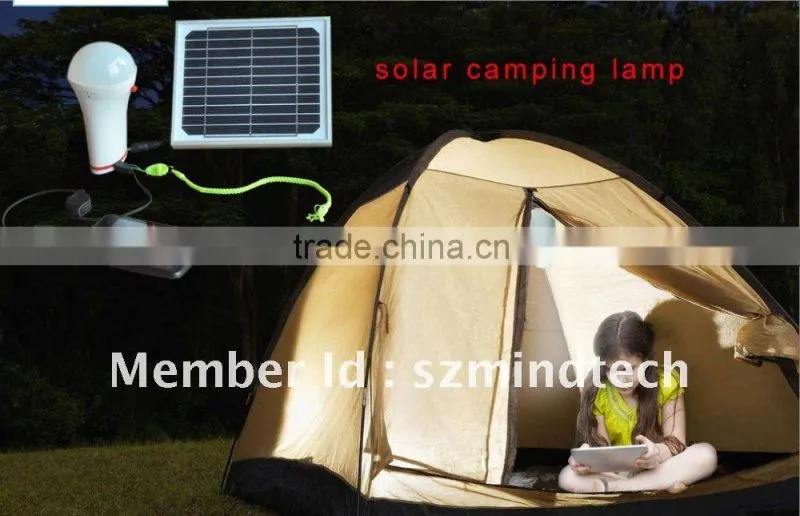 3W portable LED solar lantern with USB to charge mobile