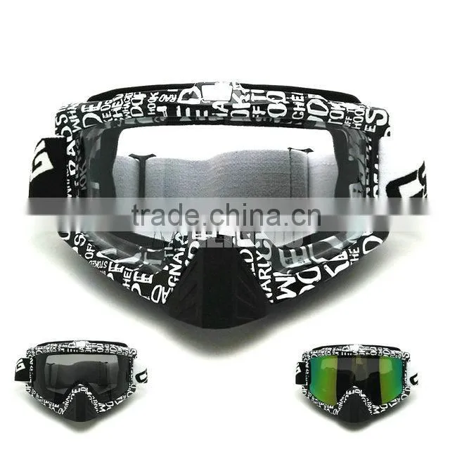 Motocross motorcycle goggle helmet goggles muti color lens