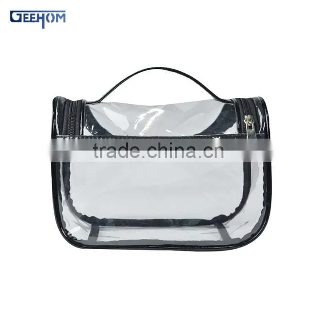 clear pvc zipper bag cheap custom waterproof pvc bag