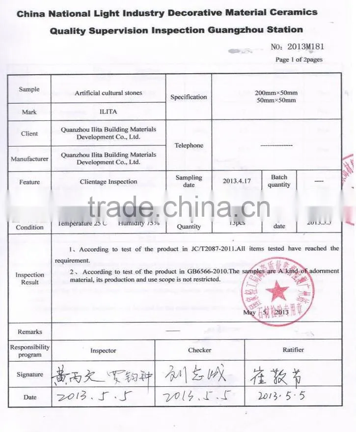 Artificial Stone Wall Covering Villa padding (YLD-36006)