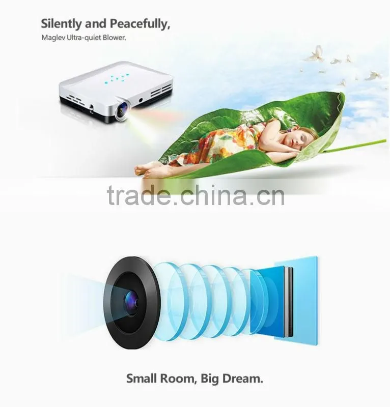1080P 3D Projector LED DLP Home Theater Projector Z2 With 600ANSI lumens