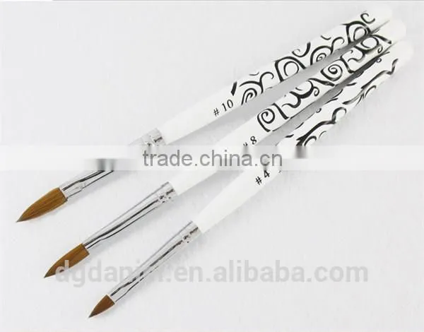 Hot sell Nylon hair nail polish brush for acrylic nail art brush