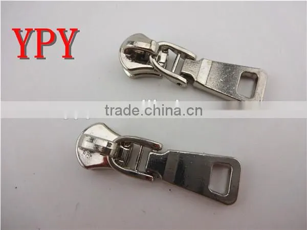 5# metal slider with puller(in Silver)