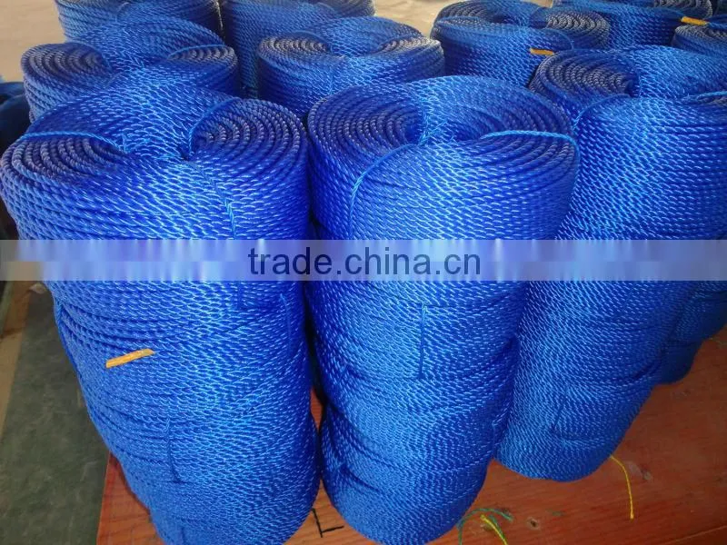 4 strands braided Polyethylene rope