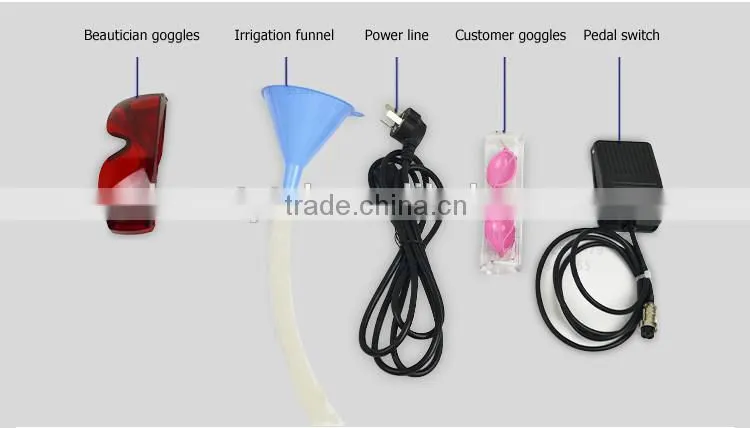Economy laser epilation system for permanent